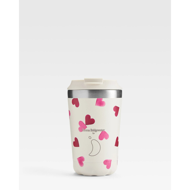 Kubek termiczny do kawy Chilly's x Emma Bridgewater, 340 ml, Serca