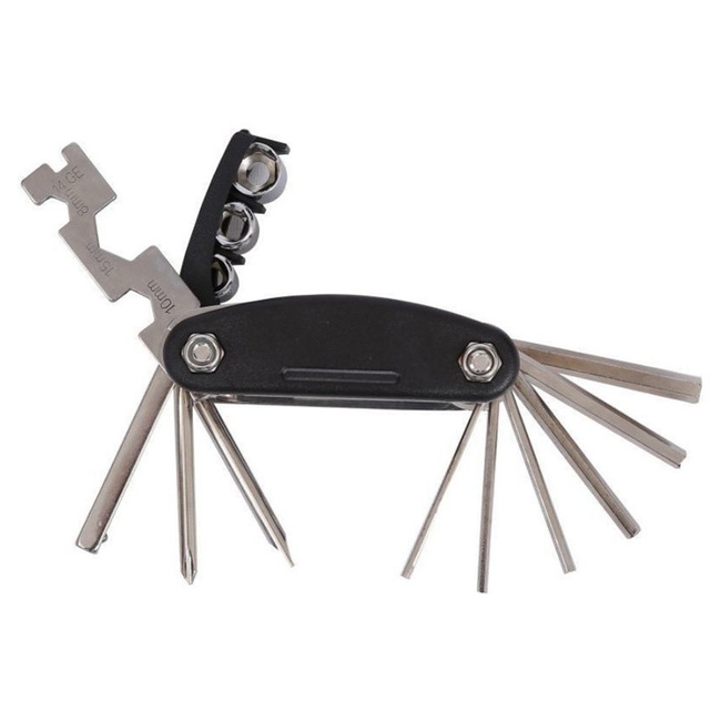 Zestaw kluczy rowerowych Extralink 16w1, multitool z kluczem do szprych