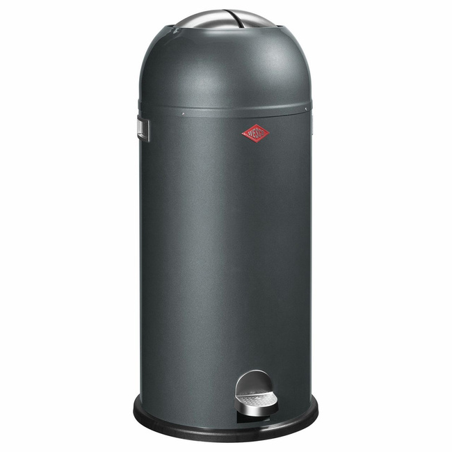 Kosz na śmieci grafitowy Kickmaster Maxi 40l - Wesco