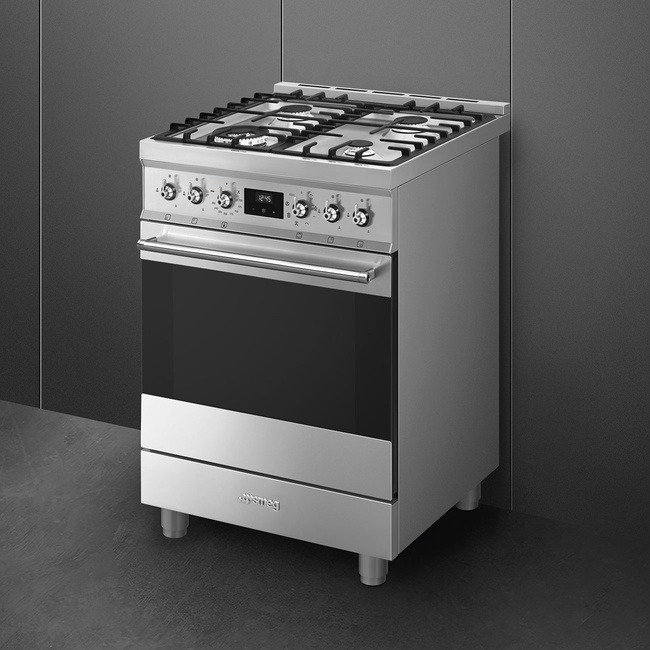 Smeg - Kuchnia Wolnostojąca Symfonia C6Gmx2 Stal Nierdzewna.