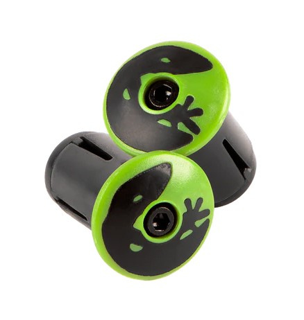 Korki do kierownicy Lizardskins Road Bar End Plugs - Hyper Green para (New 2023)