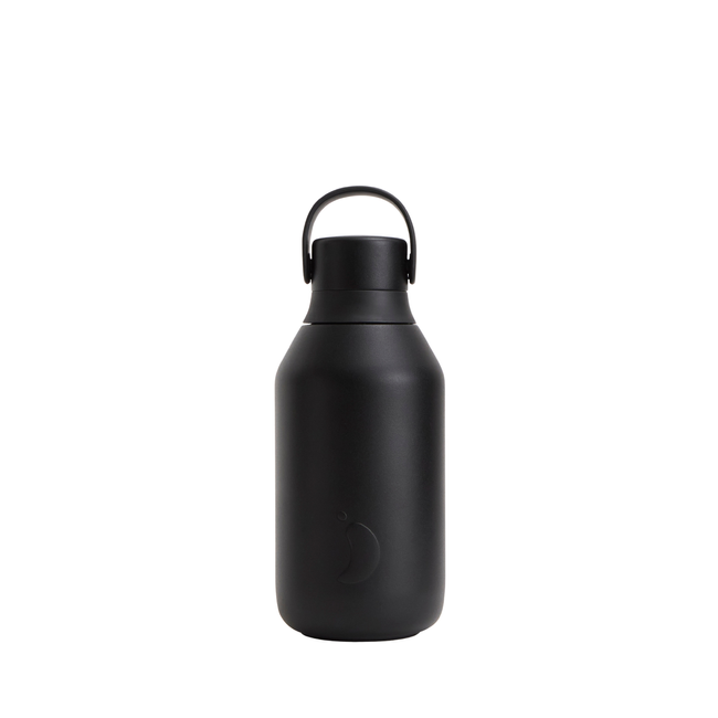Butelka termiczna Chilly's Series 3, 350 ml, czarna (Onyx)