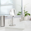 Lustro sensorowe mini z pokrowcem stal matowa - Simplehuman