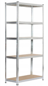EXTRALINK Regał Magazynowy Metalowy Srebrny 180x90x40 cm Przechowywanie Stabilny