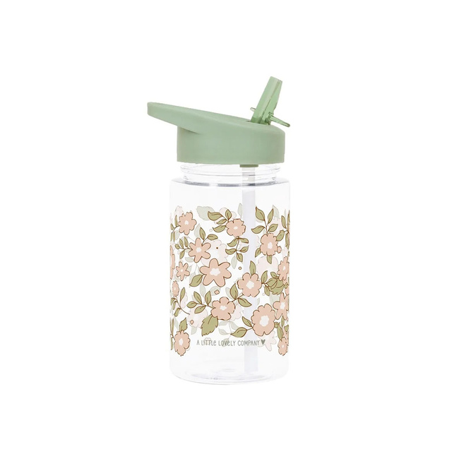 Butelka z ustnikiem dla dzieci Blossoms Sage 450 ml - A Little Lovely Company