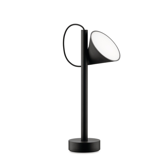 Lampa LED Alessi 28 cm Czarna