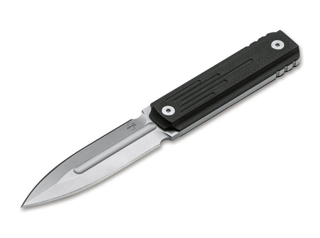 Nóż z głownią stałą Boker Plus Omerta 02BO032, stal D2, rękojeść G10