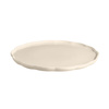 Patera do ciasta Emile Henry Madeleine 31 cm, okrągła, kremowa, ceramiczna