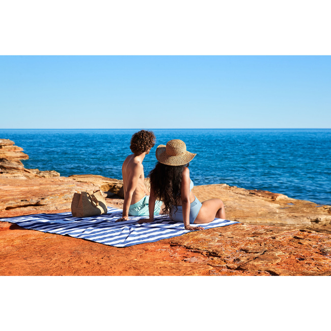 Koc piknikowy Whitsunday Blue 170 x 170 cm Dock & Bay