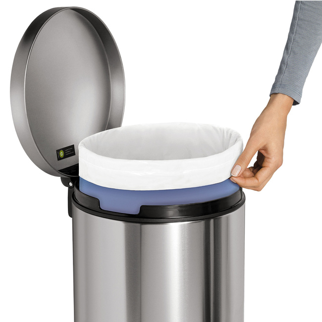 Kosz na śmieci pedałowy 30 L stal matowa - Simplehuman