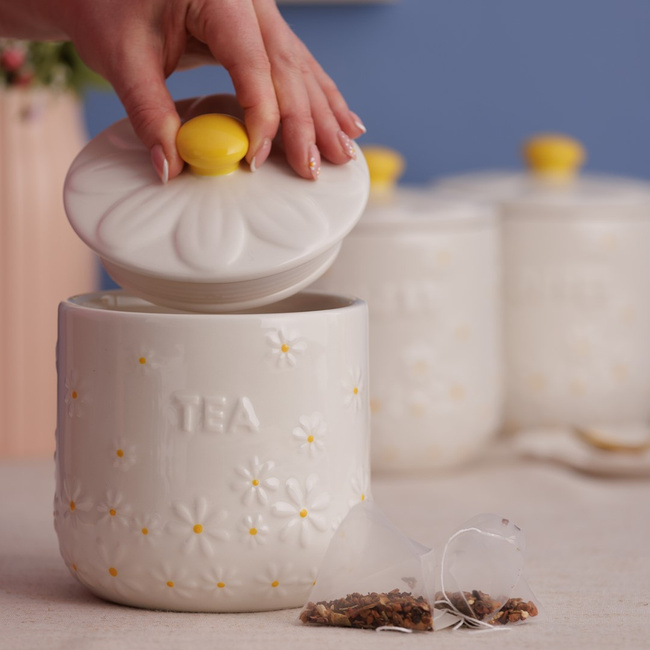 Pojemnik ceramiczny na herbatę Daisy - Price and Kensington (Rayware Group)