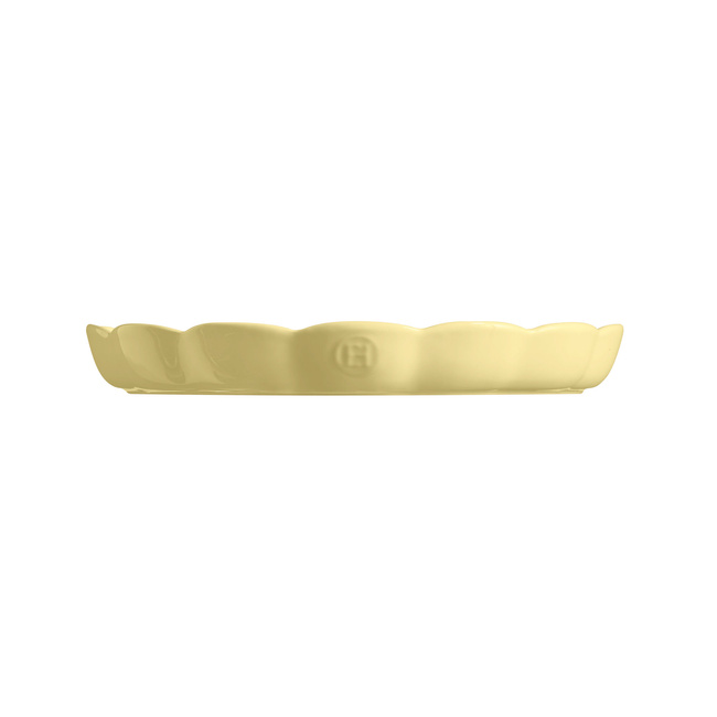 Emile Henry Naczynie do Tarty Madeleine Ø 31 cm Waniliowe Ceramiczne