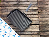 Prostokątna patelnia żeliwna grillowa 34 x 21 cm, czarny - Staub