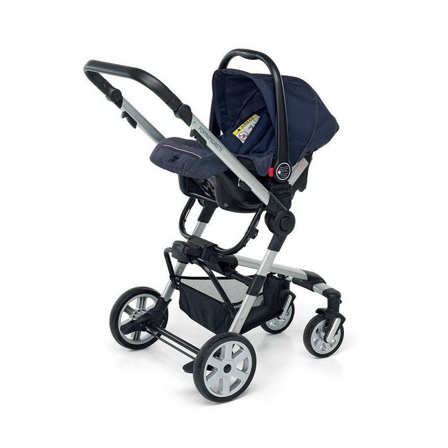 Wózek 3w1 Foppapedretti Supertres Navy – granatowy