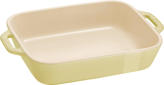 Cooking Zestaw 2 półmisków prostokątnych, jasnozielony - Staub
