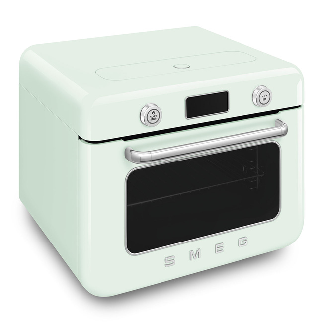 Smeg - Piekarnik Nablatowy Z Funkcją Pary 50's Style Cof01Pgeu Pastelowa Zieleń