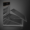 Smeg - Piekarnik, 60 cm, Dsn Dolce Stil Novo Sop6606S2Pnr czarne szkło