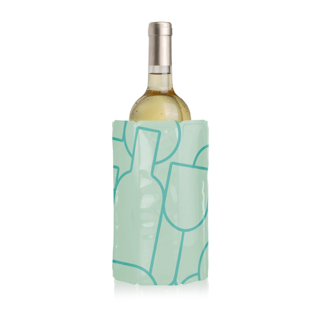 Rękaw chłodzący do wina Vacu Vin Active Cooler, wzór Jade