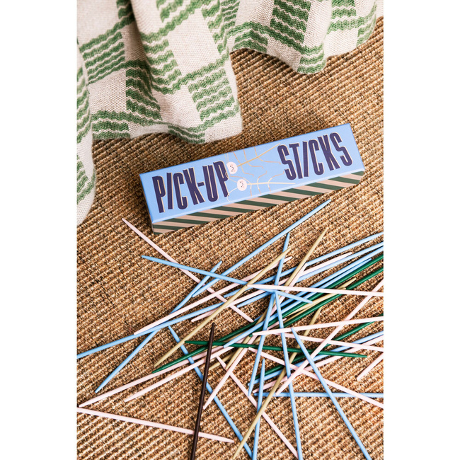 Gra zręcznościowa bierki Printworks Pick Up Sticks Junior, kolorowe drewniane patyczki
