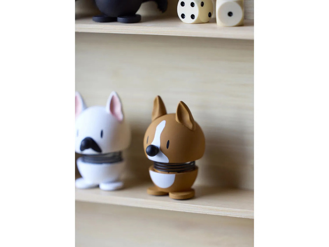 Figurka Hoptimist Corgi XS Brown, sprężynujący pies, 6 cm