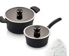 HAPPYCALL Garnek Ceramiczny IH Mono 28 cm 8,5 L Czarny Heban  - Outlet
