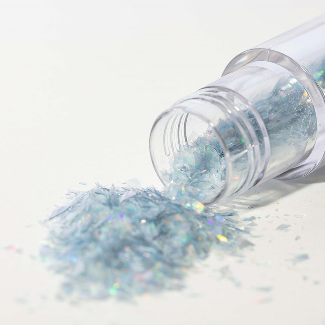Brokat jadalny PME Magic Sparkles 3 g, opalizujący, srebrny