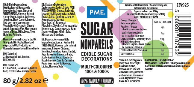Pme kolorowa dekoracyjna posypka 80 g
