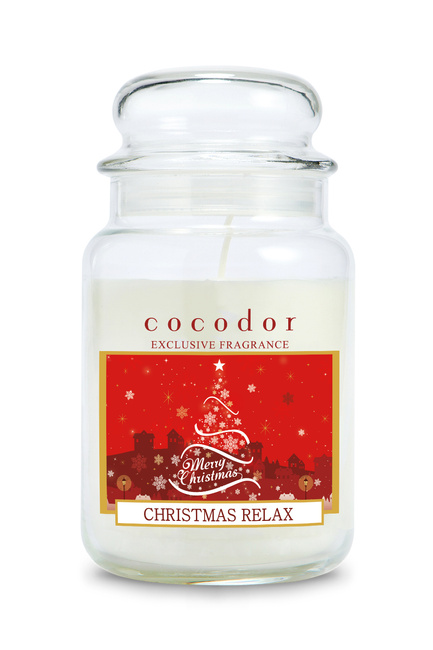 Świeca zapachowa Christmas Relax 550g PCA30457 - Cocodor
