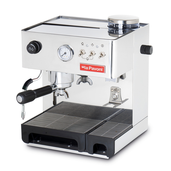 La Pavoni - Kolbowy Ekspres Do Kawy Domus Bar LpcDmb02Eu Stal Nierdzewna