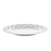 Płaski talerz porcelanowy 27 cm zdobiony Alessi La Bella Tavola