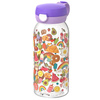 Butelka dla dzieci Mepal Flip Cap Campus 600 ml, wzór Food Fest