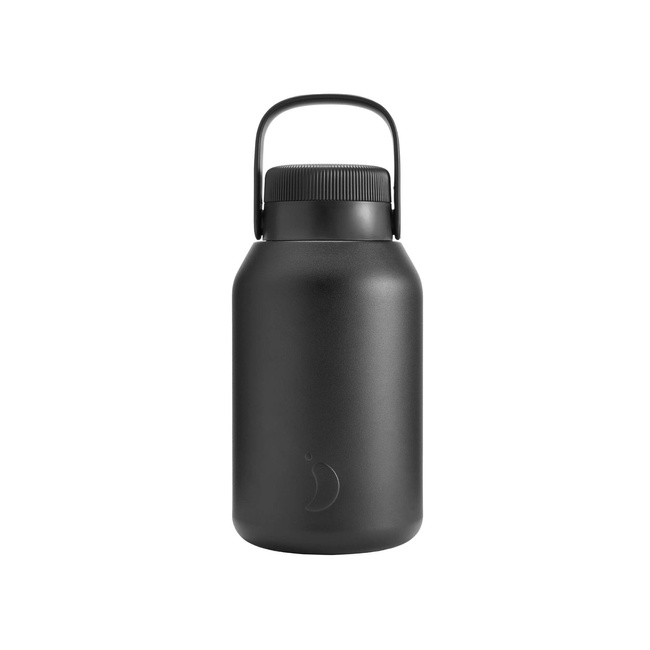 butelki termiczne do napojów 2000 ml czarna Chilly's