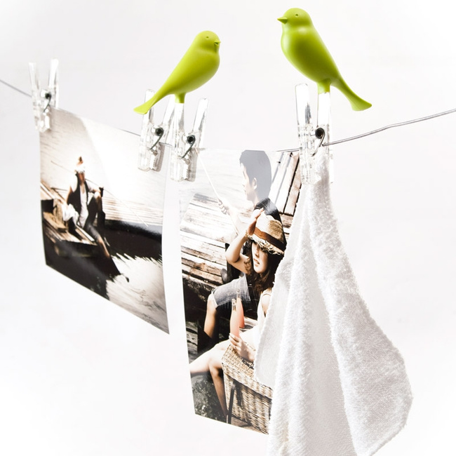 Klamerki plastikowe różowe Qualy 