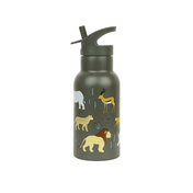Butelka termiczna dla dzieci A Little Lovely Company Savanna 350 ml ze słomką