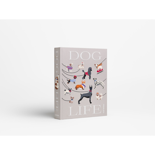 Album na zdjęcia psa Printworks Dogs z haftowaną okładką, beżowy, 60 stron