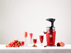 Hurom H100S czerwona - wolnoobrotowa wyciskarka do soków, szybkie mycie - H-100S-RBEA02