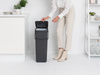 Kosz Sort&Go, 40L, szary - Brabantia