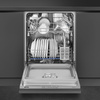 Smeg - Zmywarka do naczyń, 60 cm UNIVERSAL STL281DS (panel sterowania) - Srebrny