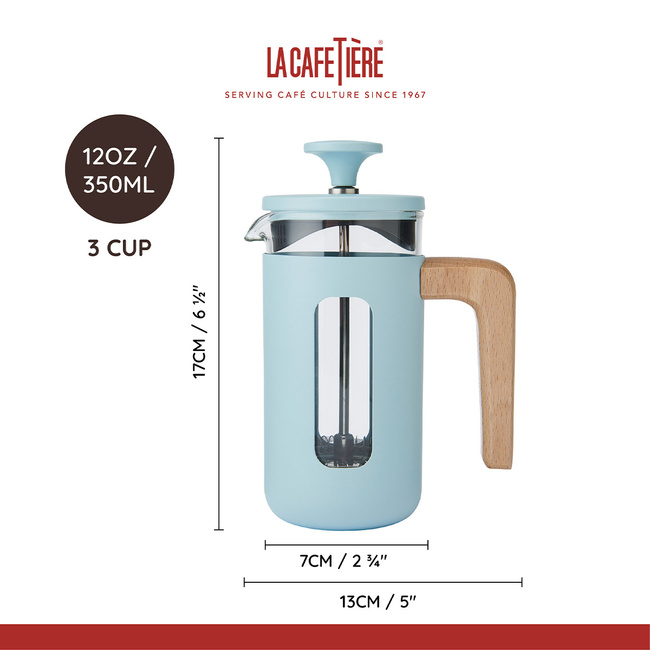 French Press Sky Blue Pisa 350 Ml La Cafetiere