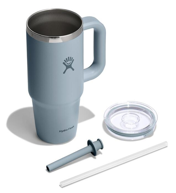 Kubek podróżny Hydro Flask Travel Tumbler 24 oz ze słomką, Shale Grey