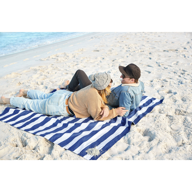 Koc piknikowy Whitsunday Blue 170 x 170 cm Dock & Bay