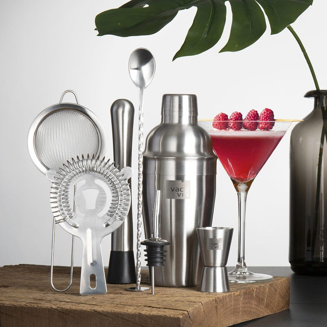 Zestaw koktajlowy Vacu Vin Bar w pudełku Cocktail Lover, 7 elementów