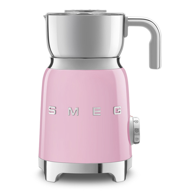 Smeg - Spieniacz do mleka, pastelowy róż 50's Style Mff11Pkeu Pastelowy róż