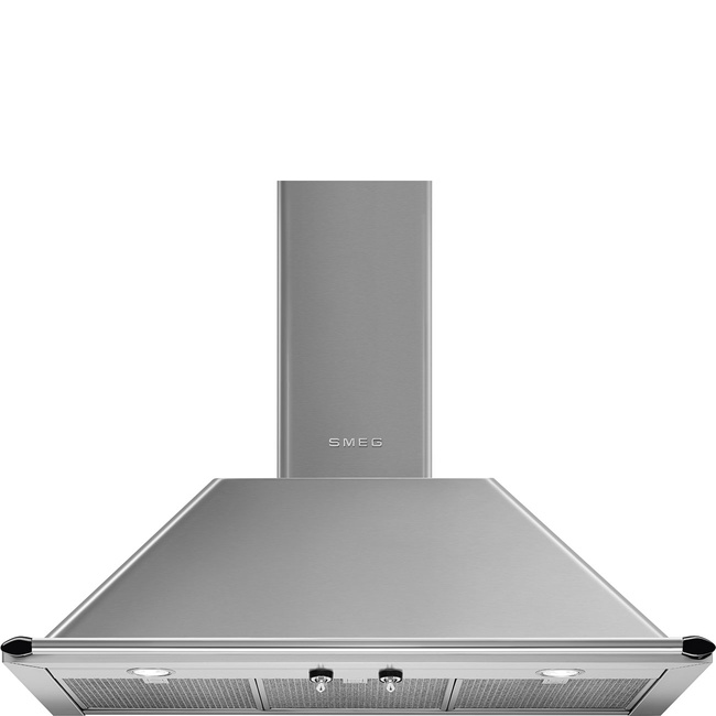Smeg - Okap Kuchenny, Victoria, 90 Cm, Inox Victoria Ktr90Xe Stal Nierdzewna.