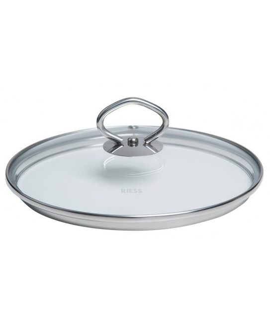 Garnek Riess wysoki z pokrywą 6,5l 24cm Avorio