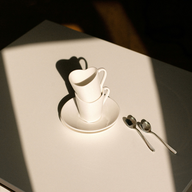 Filiżanki do espresso Alessi To MMI35SET1, zestaw 4 szt. ze spodkami