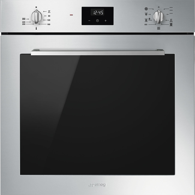 Smeg - Piekarnik, 60 cm, Selezione, SELEZIONE SF6400TVX - czarny Stal nierdzewna