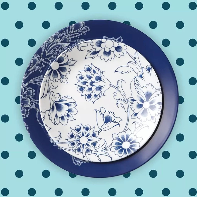 Zestaw obiadowy Indigo Blooms 16 elementów - Corelle 