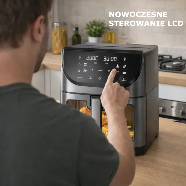 Extralink Home Air Fryer 8L EU | Frytkownica | 8L, 1800W