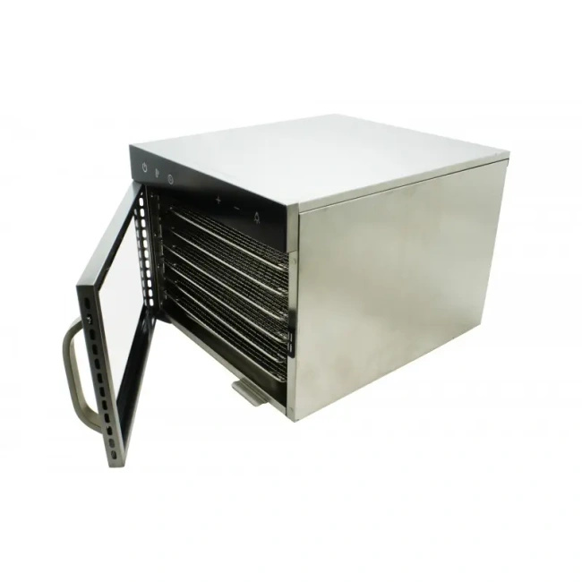 Dehydrator Wartmann WM-2206 DH 500 W – suszarka do owoców, warzyw i grzybów ze stali nierdzewnej (6 tac)